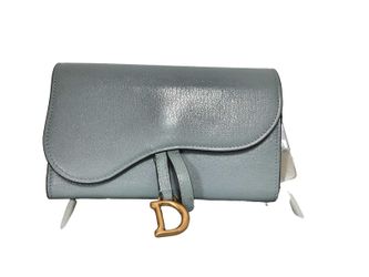 Dior 46-ma-0252 Blue Wallet