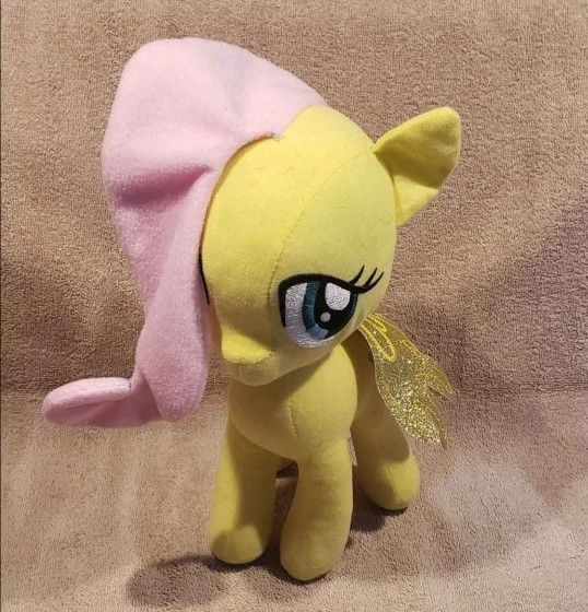 FLUTTERSHY 12" PLUSH CHILDREN'S TOY STUFFED ANIMAL * MY LITTLE PONIE BRONIE KID TV SHOW CARTOON FLY