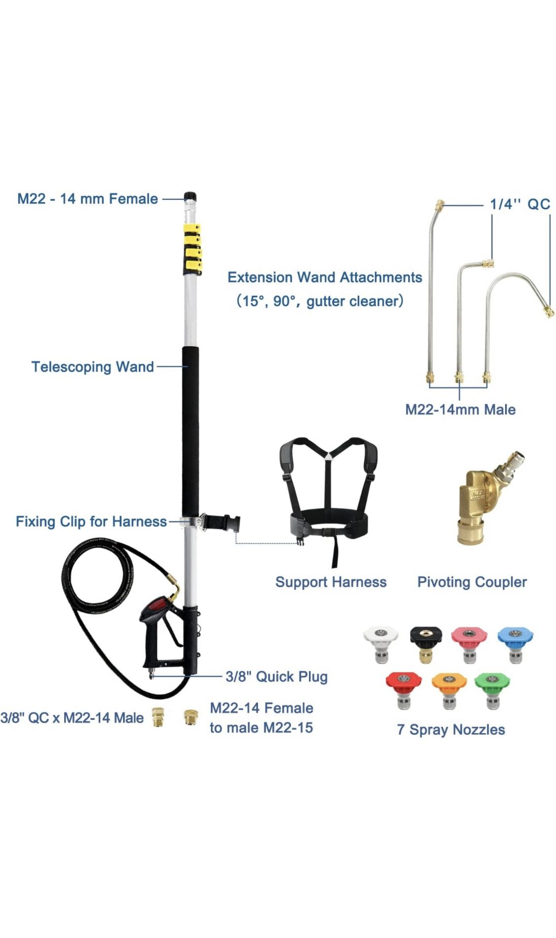 Profesional Pressure Washing Lance 24 Ft for Sale in Hialeah Gardens