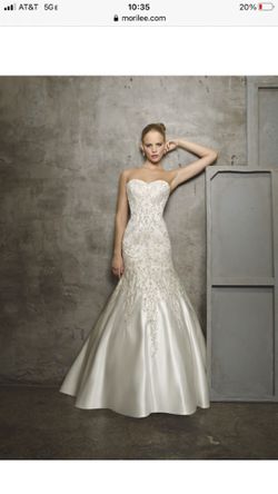 Mori Lee ivory wedding dress size 8