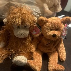 Tie-Dye, Beanie Baby, Fuzz, And Tidy And Weenie, Baby Flunk Punky