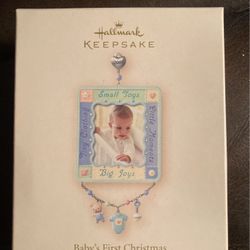 Baby’s first Christmas ornament