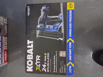 Kobalt xtr 24v brushless 18 gauge nailer