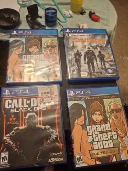Play station 4 with 4 games