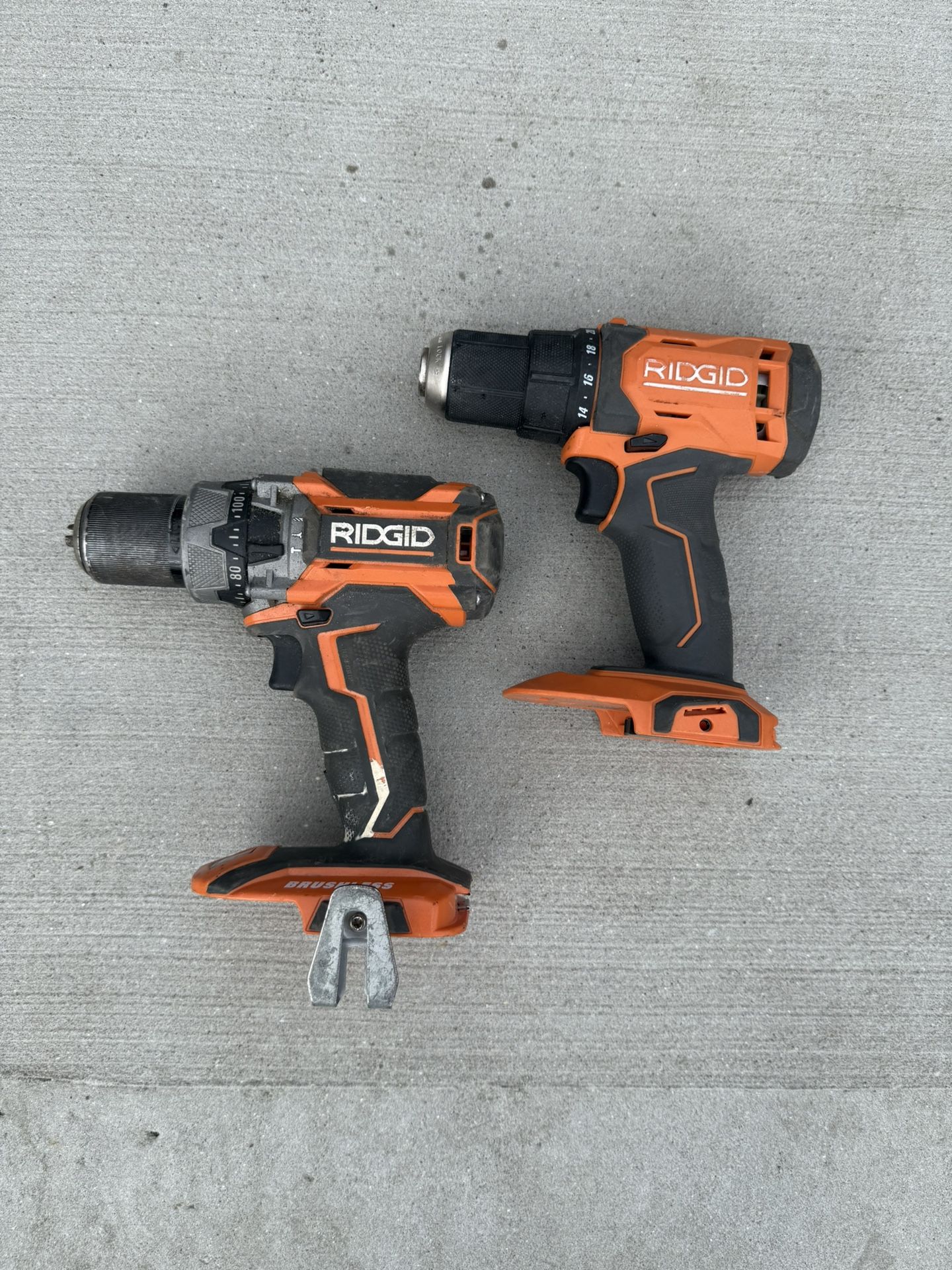 Two Rodgid drills only tools