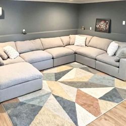 Oversized Cloud Comfy Plush Modular Sectional Sofa Couch Starting at 