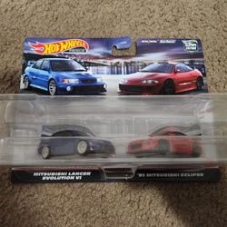 Hot Wheels Mitsubishi Eclipse Evolution VI 2 Pack 