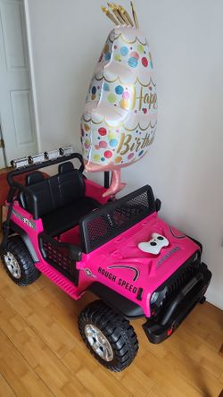 2 Seater Ride On Car, 24V 4WD Kids Electric Car
Remote Control, 4-Wheel Suspension