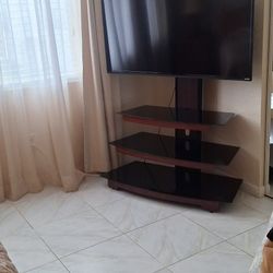 VIZIO TV and TV BLACK GLASS STAND