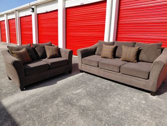 Couch & Love Seat (free delivery)