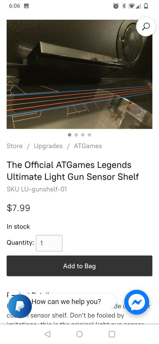 2 Ultimarc AimTrak Arcade Light Gun With Recoil & Without, 4 port USB 3