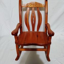 Kids Wooden Rocking Chair 