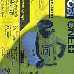 RYOBI ONE+ 18V Cordless Electrostatic 0.5 Gal. Sprayer (Tool Only), P2809BTL