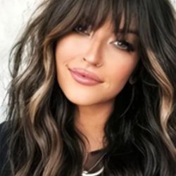 Brand New Wigs On Sale Synthetic Cap Wig No Shed Beautiful 26 In Long Ombre Or Brown With Highlights