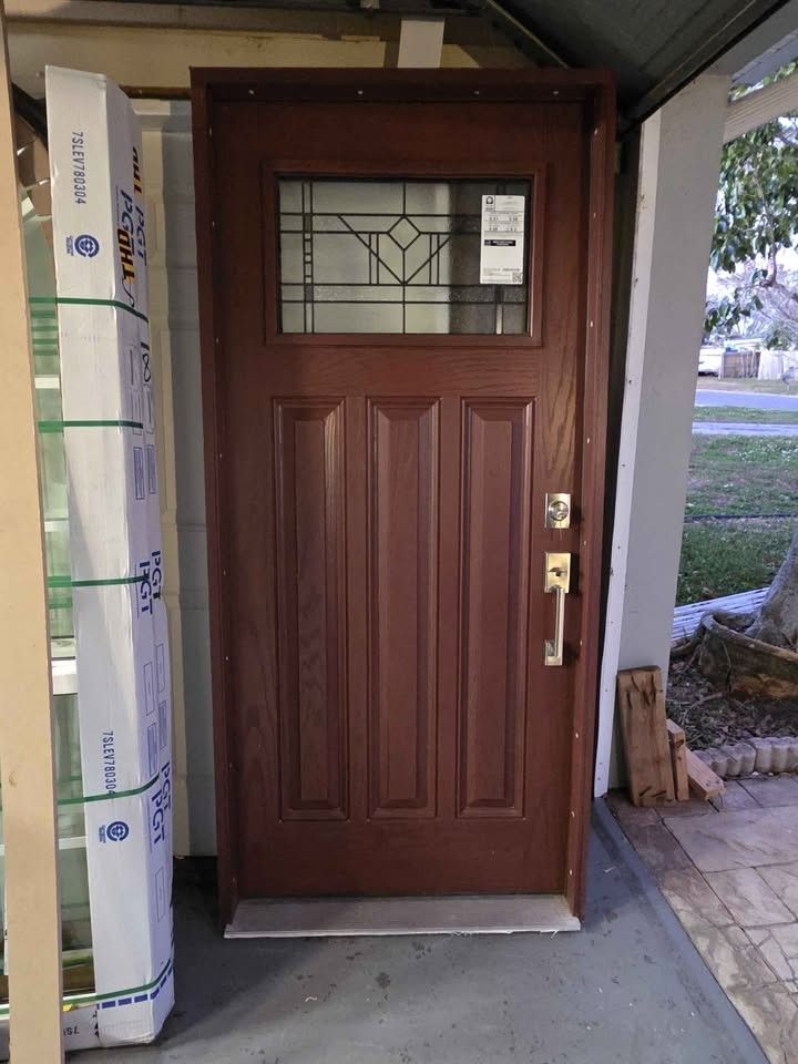 Brand New 36"W x 80"H Composite Entry Door