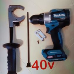 Makita New Hammer Drill 40v Brushless 