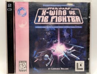 STAR WARS X-WING VS TIE FIGHTER (1997) PC Game - 2 x CD ROM - VINTAGE 