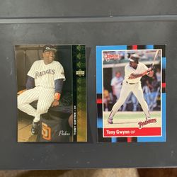 Tony Gwynn Baseball Cards San Diego Padres