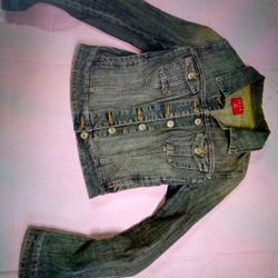 Xs Denim Jean Jacket Coat 