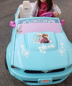 Frozen electric car great condition