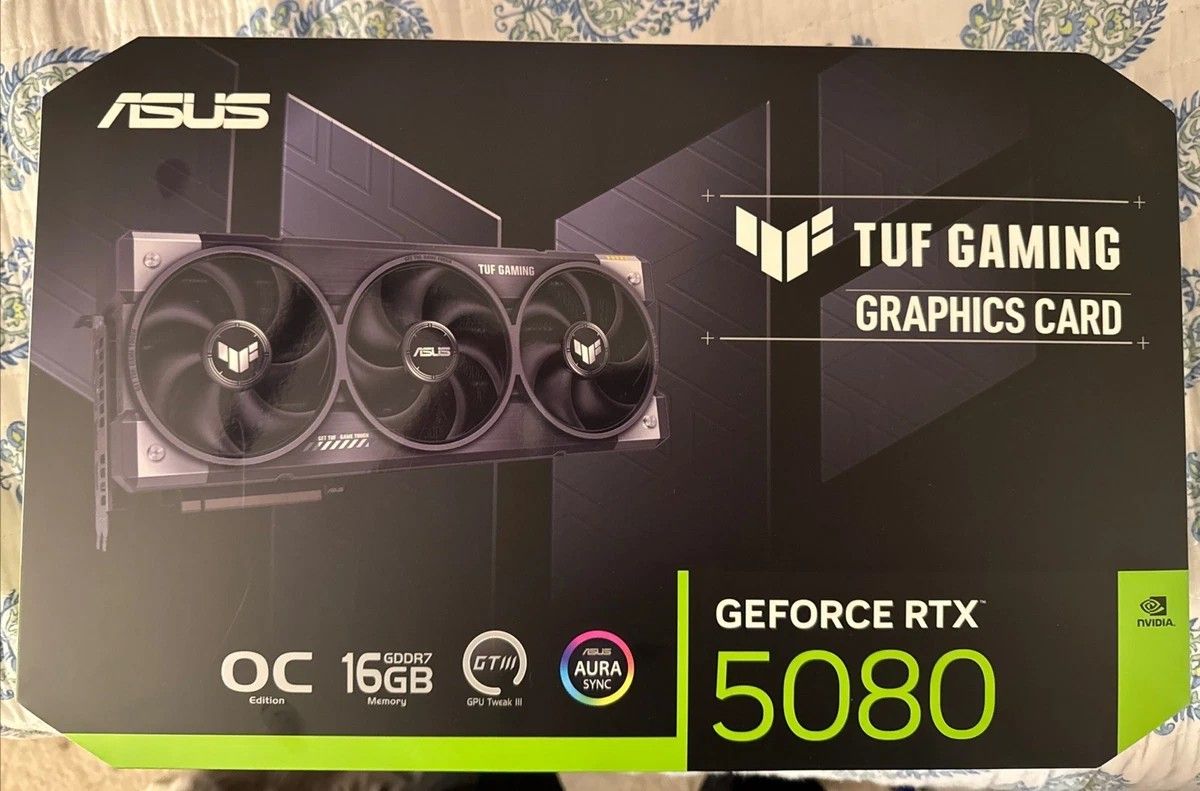 ASUS TUF Gaming GeForce RTX 5080 16GB GDDR7 OC Edition
