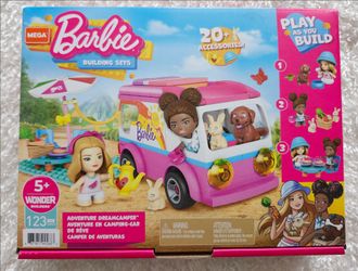 Barbie Adventure Dreamcamper Building Set NEW $15
