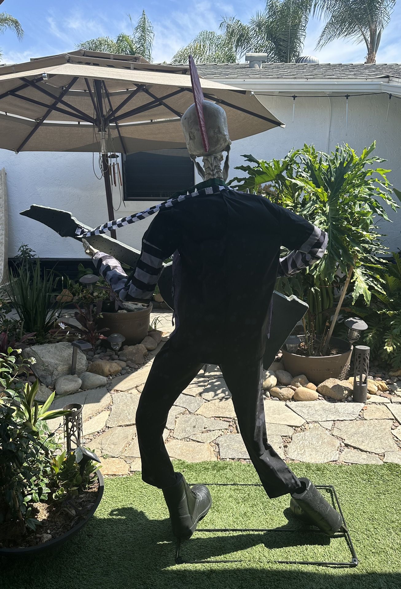 ハロウィン パンクロッカー スケルトン ハロウィン スケルトン パンク