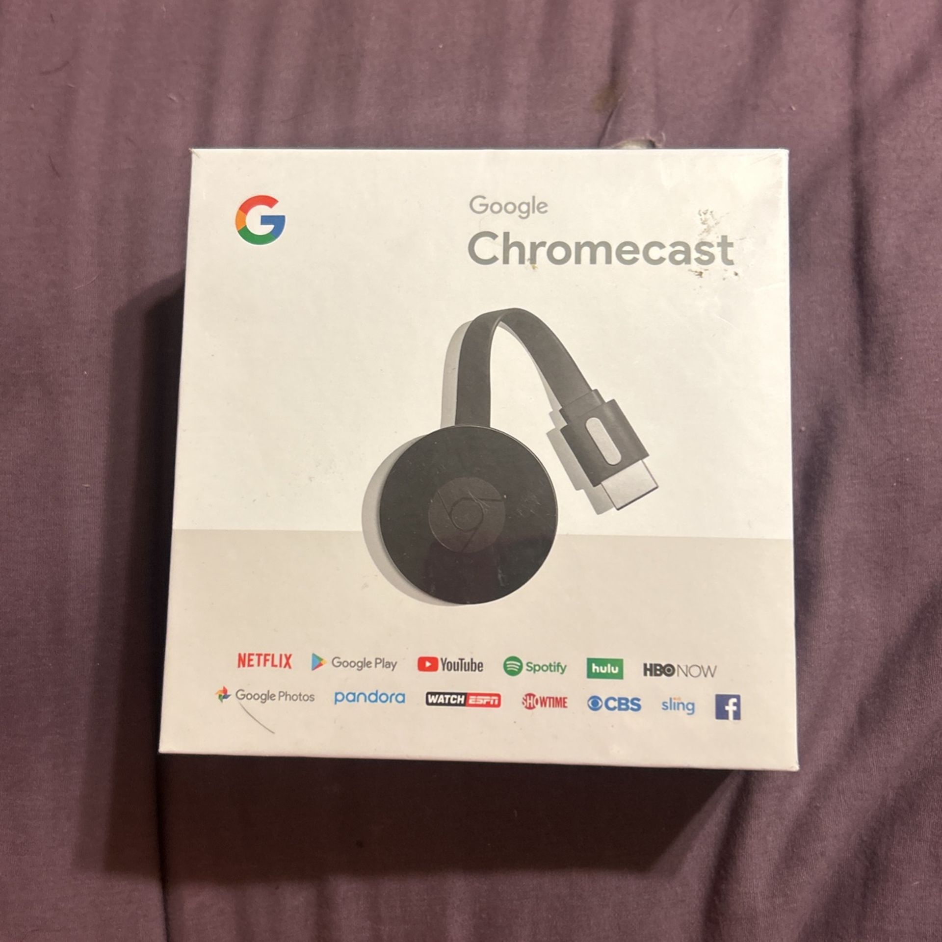 NIB Google Chromecast (3rd Generation) Media Streamer - Black