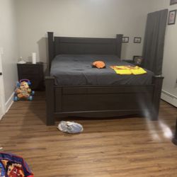 $750 Bed With Box Springs & Frame. $2000 Value.