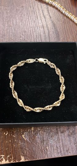 10k 5mm 7” Rope Bracelet