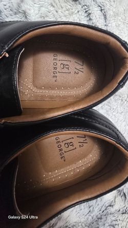 George Black Dress Shoes Size 7.5
