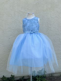 Blue Girl Dressing Wedding Special Occasional