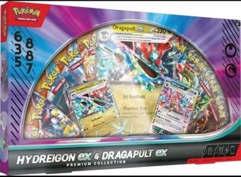 Pokémon TCG Hydreigon EX & Dragapult EX Premium Collection Box - New Sealed