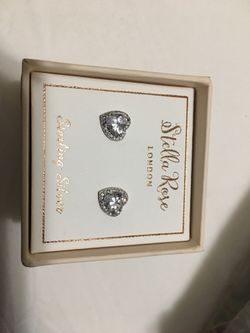 Heart Diamond Earrings 