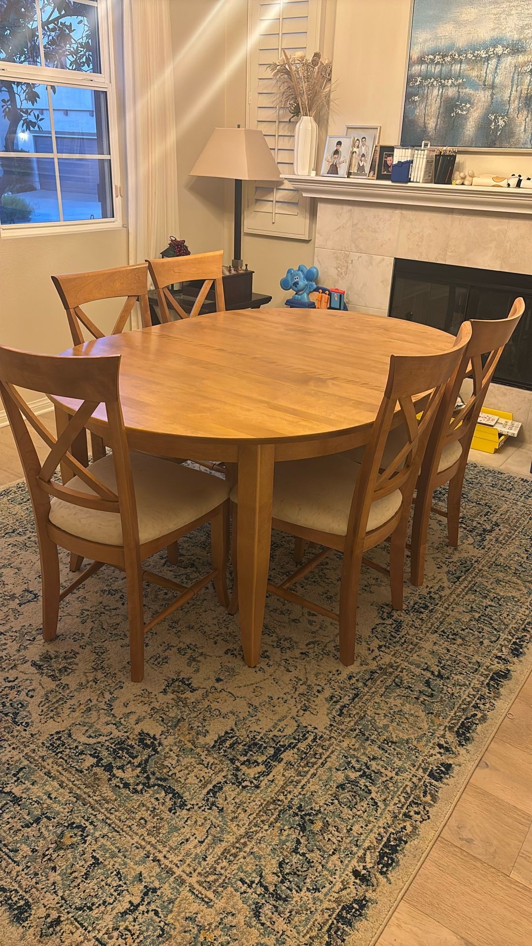 Hardwood Dining Table Set