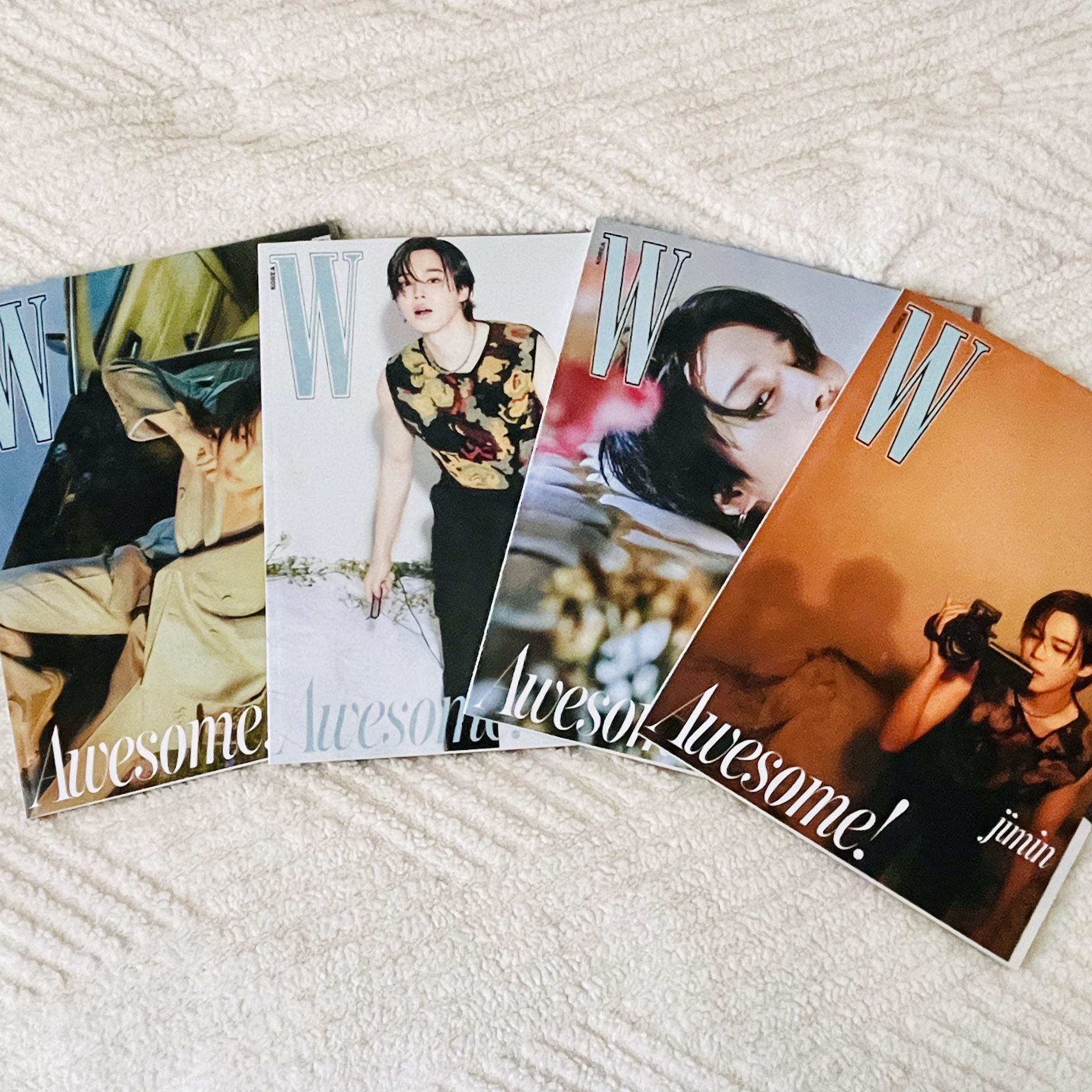 BTS Jimin W Magazine Set