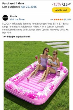 New Tanning Pool