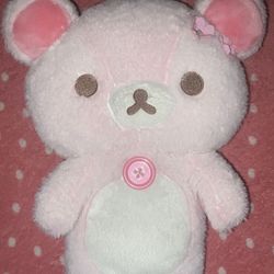 Rilakkuma Pink Cherry Blossom Plush