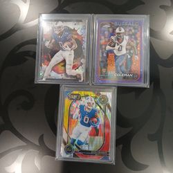 Keon coleman rc lot (#'d,refractor)