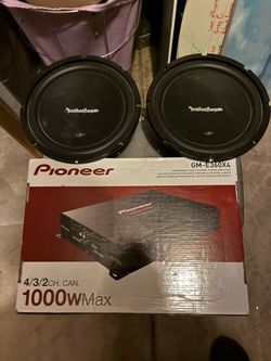 $140 or trade for e-bike or scooter Rockford fosgate and brand new amp $100 trade both for ebike