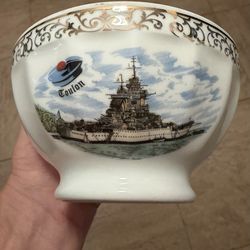 Coulon Porcelaine Sofafils Limuges Gerard Battleship Bowl