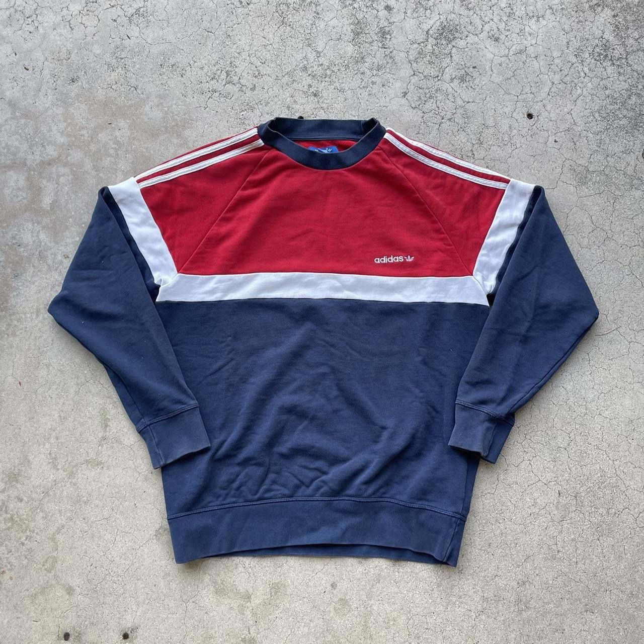 Vintage Adidas Crewneck Pullover Sweater 