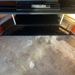 Beautiful Glass Tv Credenza For Sale