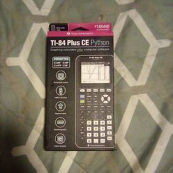 Texas Instruments TI-84 Plus CE Python Matte Black Graphing Calculator 
