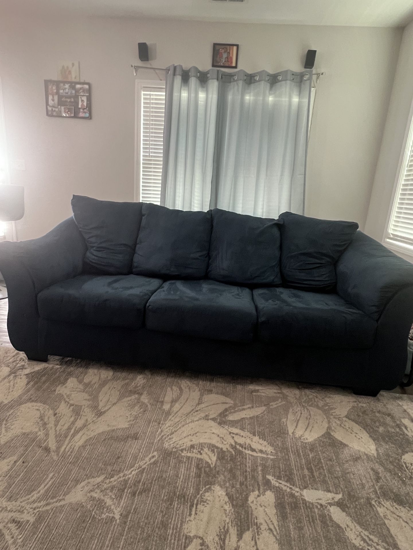Dark Blue Couch