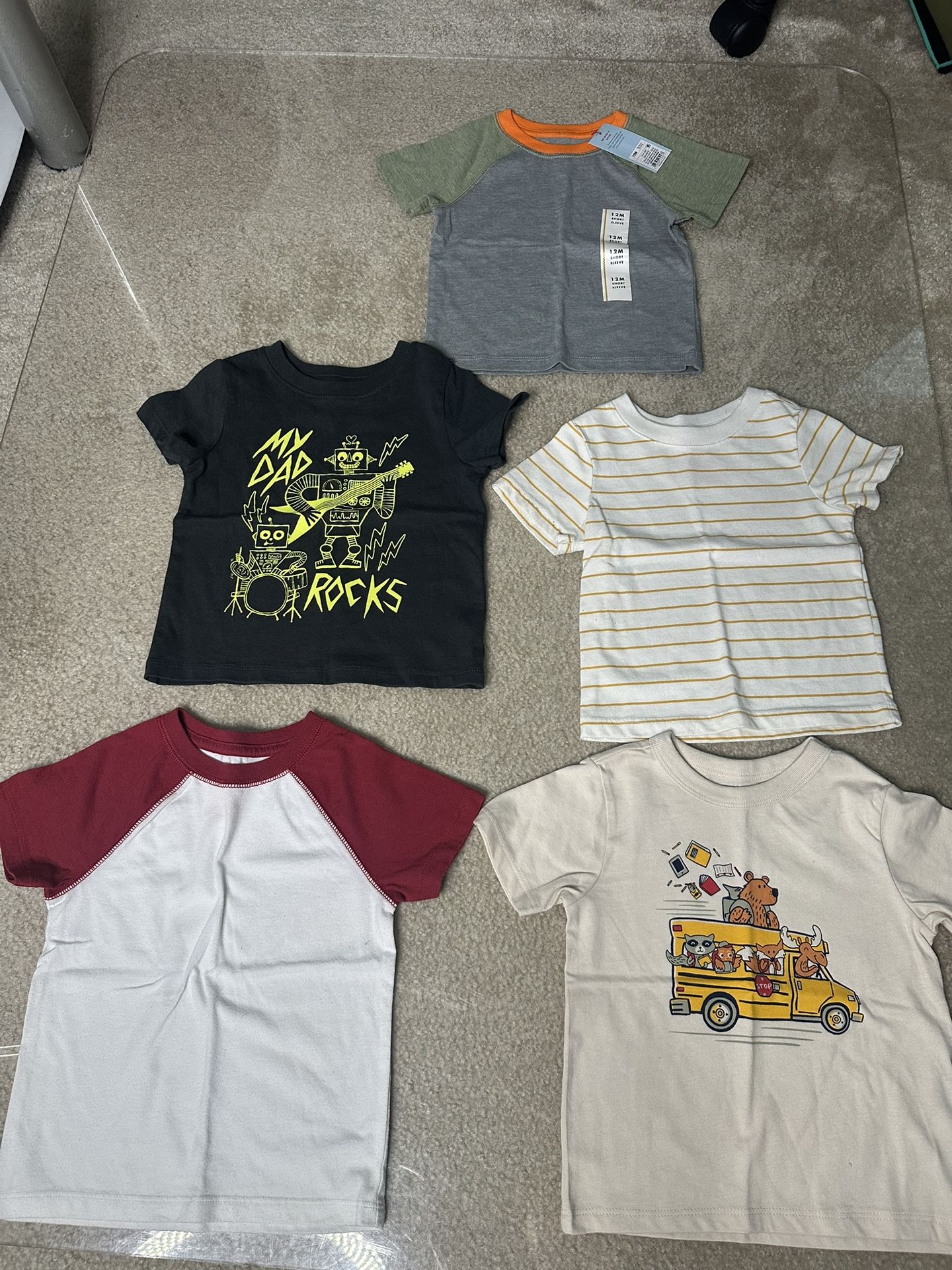 INFANT BOY T SHIRTS LOT OF 5📍PICK UP 7TH ST & BASELINE RD📍