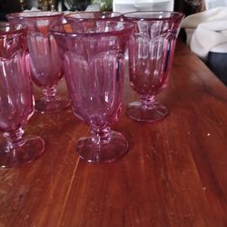 Set Of 6 Fostoria Jamestown Goblets
