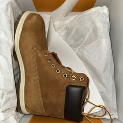 Timberland Premium 6 in Waterproof Boot Rust Nubuck Size 8.5