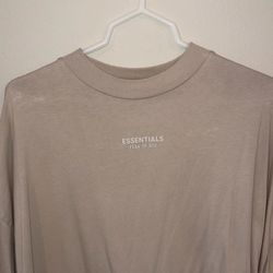 Fear of God Essentials - Small T Shirt Beige