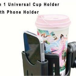Cup and cell phone holder